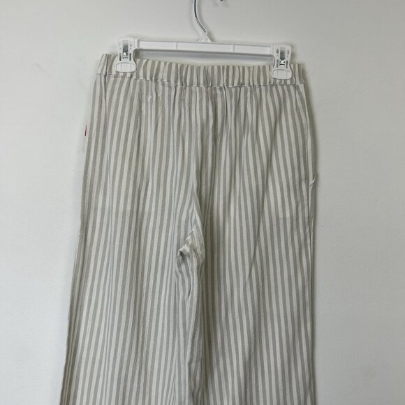 NEW Fresh Produce Pull On Cropped Pants Womens Size XS Beige Wide Leg Capris - Picture 11 of 11
